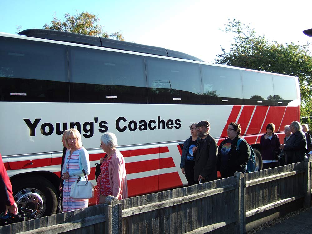 Boarding the bus 2 (Young's Coaches)