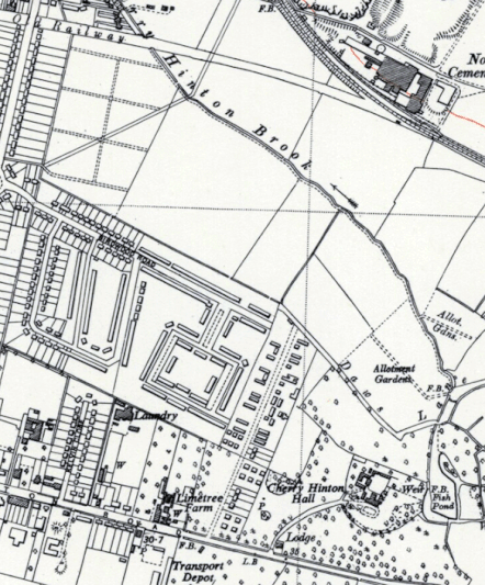 1952 map of the area